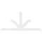 Ekena Millwork Richland Architectural Grade PVC Gable Bracket, 108"W x 49 1/2"H x 2"D x 6"F, 11/12 Pitch GBP108X50X0206RIC00 - alternate 5